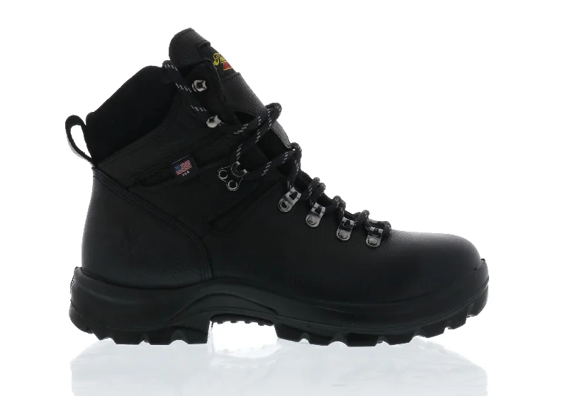 Men's Thorogood 6" Steel Toe WP Union Series Work Boot (U.S.A.) 804-6365 (Men's) - Black