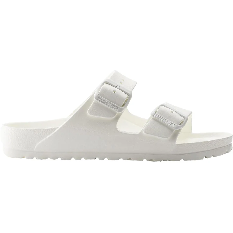 Sporty Hiking Footwear Unisex Birkenstock Arizona Essentials White EVA Synthetic