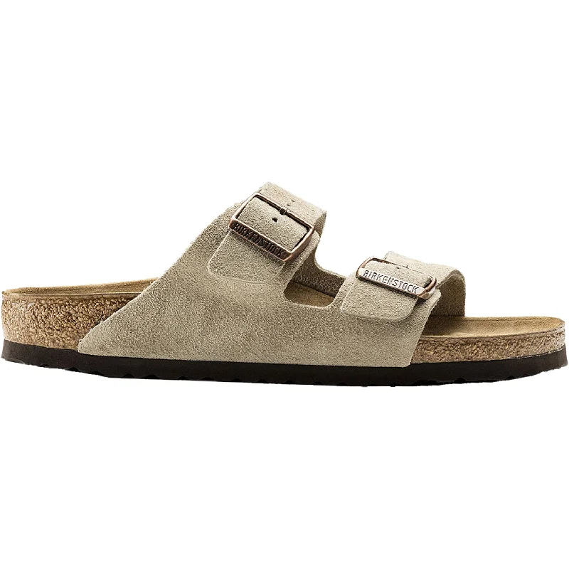 Comfortable Casual Footwear For Sale Unisex Birkenstock Arizona Taupe Suede