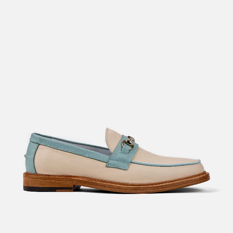 Comfortable Snow Shoes For Sale Boardwalk White Sands Leather Horse-Bit Loafers