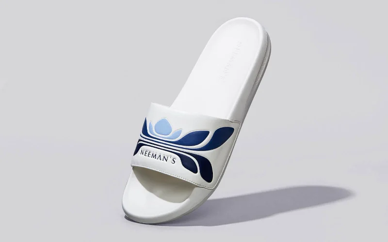 Stylish Running Sandals Breather Slides (Men Exclusive) : White-Blue