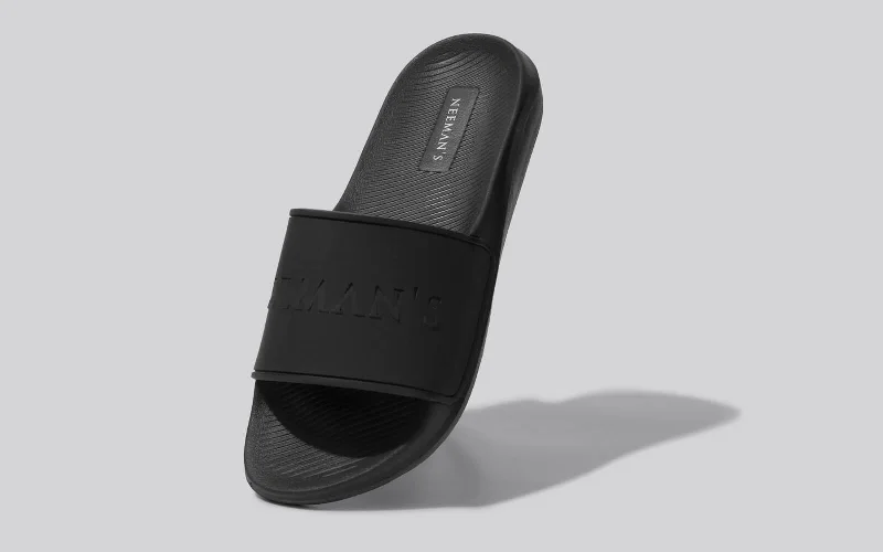 Trendy Flip Flops For Sale De-Stress Slides : Black