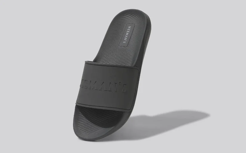 Elegant Casual Footwear De-Stress Slides : Grey