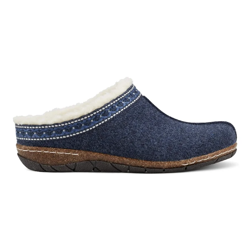 Elya Round Toe Casual Slip-on Flat Clogs