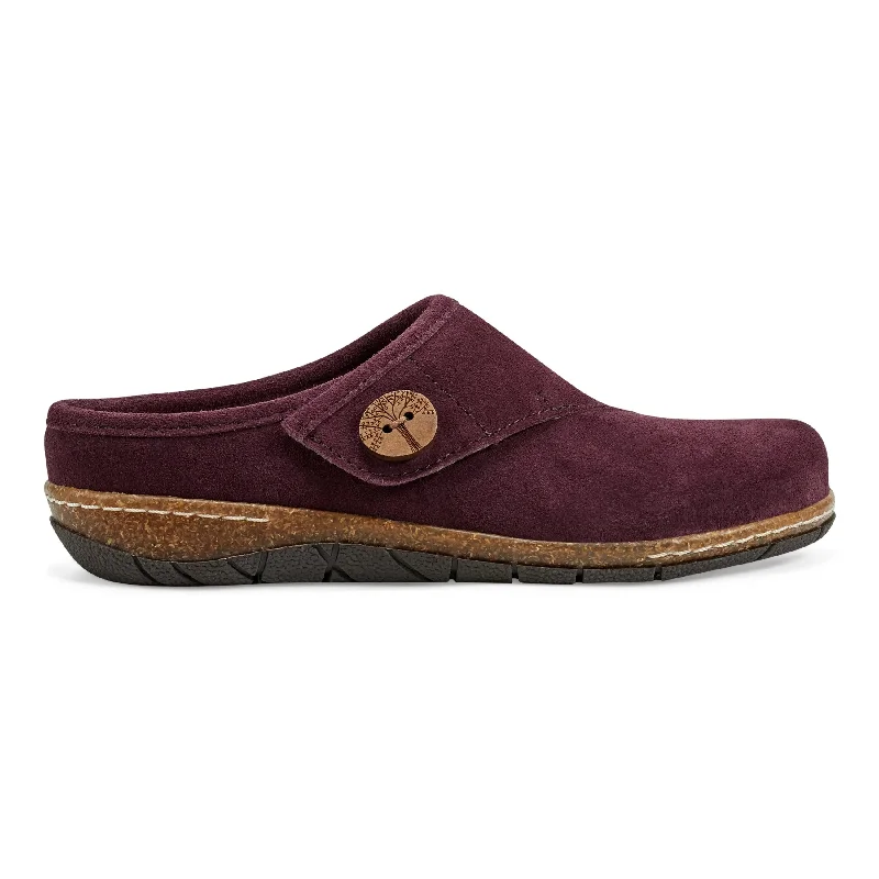 Ezra Round Toe Casual Slip-on Flat Clogs