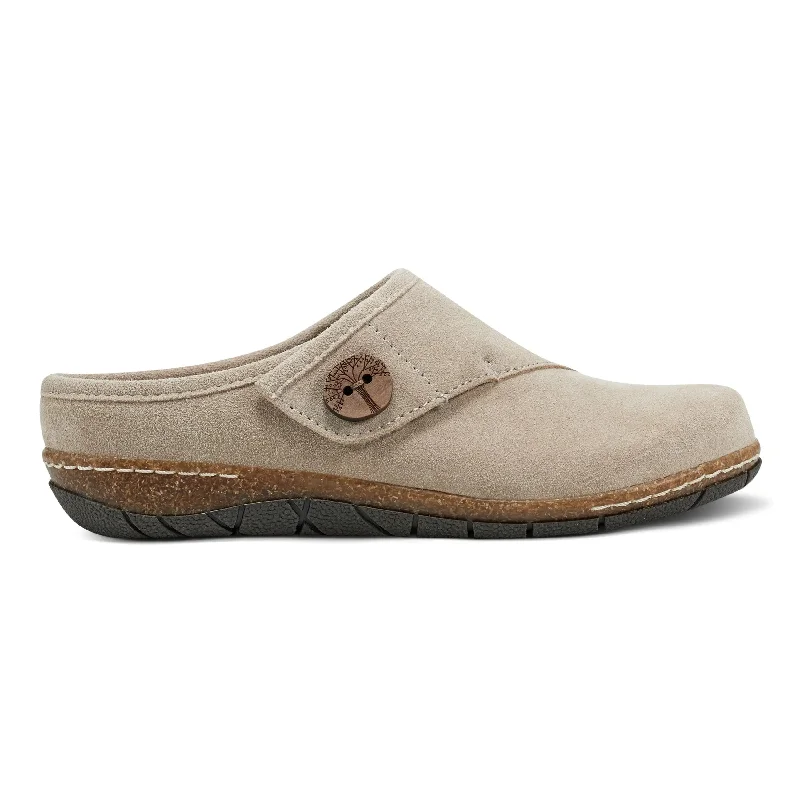 Ezra Round Toe Casual Slip-on Flat Clogs