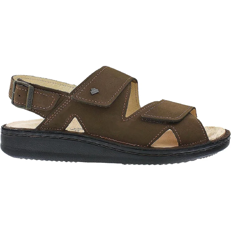 Durable Work Sandals Men's Finn Comfort Toro Soft Wood Cherokee Nubuck
