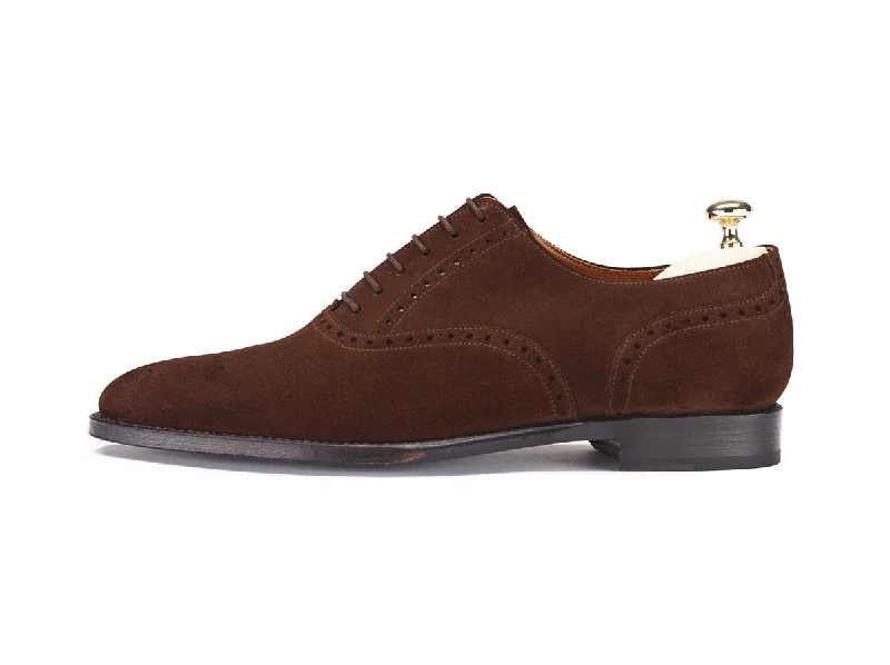 Best Casual Shoes For Sale Wallingford - MTO - Dark Brown Suede Suede - TMG Last - Single Leather Sole