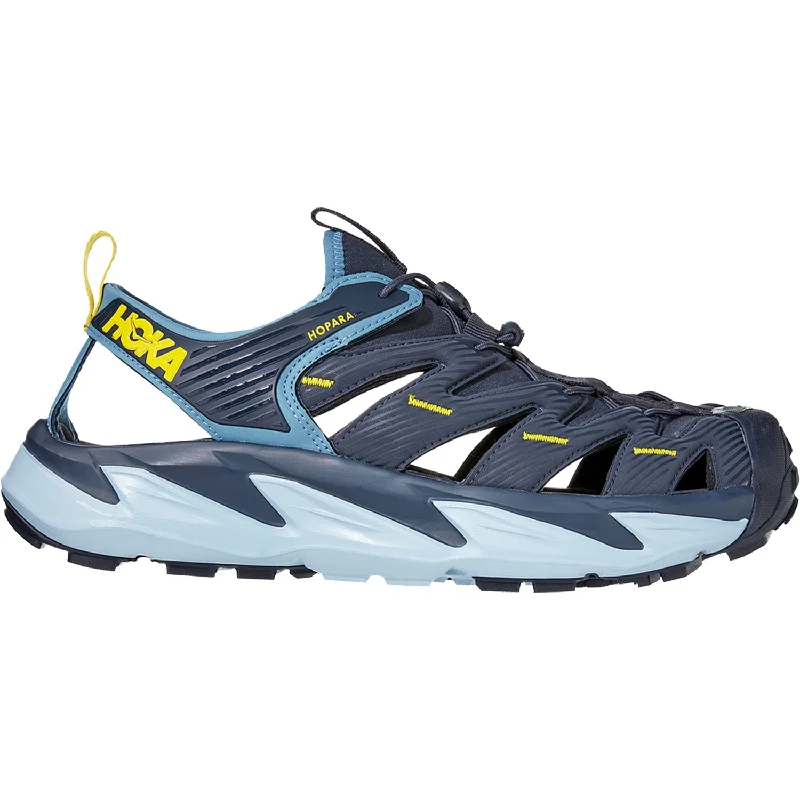 Comfortable Leather Footwear For Sale Men's Hoka One One Hopara Ombre Blue/Provincial Blue Synthetic