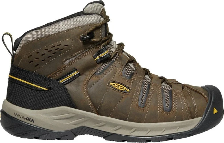 Keen Men's Flint II Mid Waterproof Steel Toe Work Boot