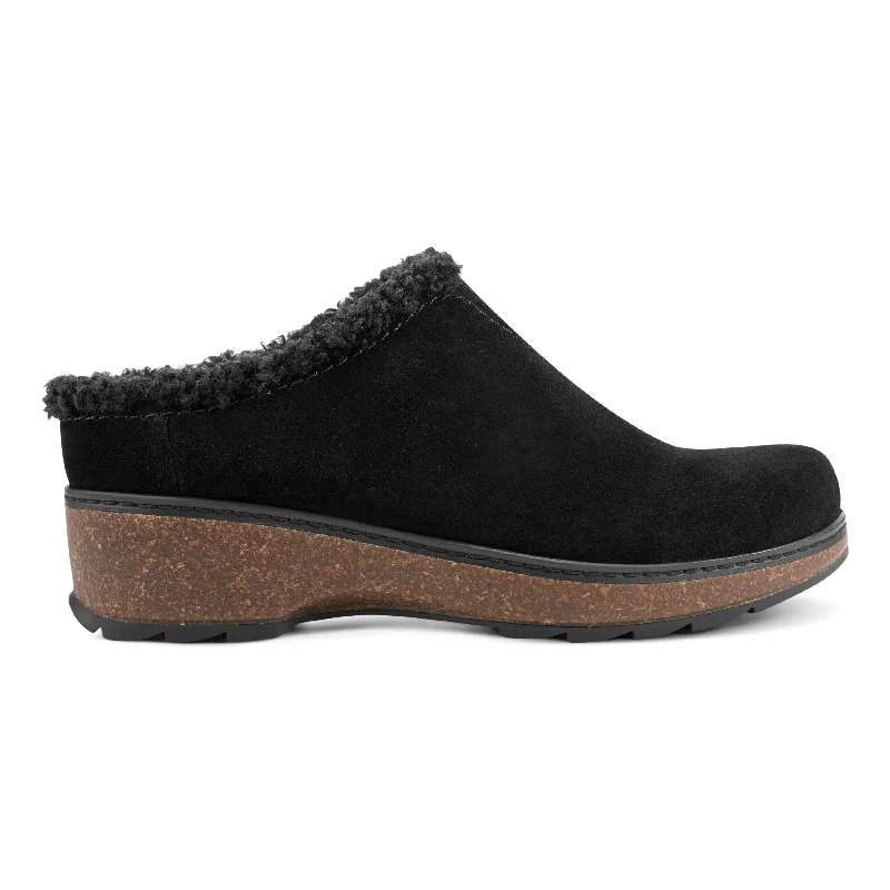 Kolia Round Toe Slip-on Casual Heeled Mules