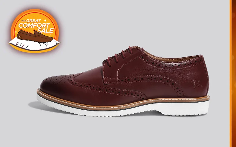 Luxe Brogues : Burgundy