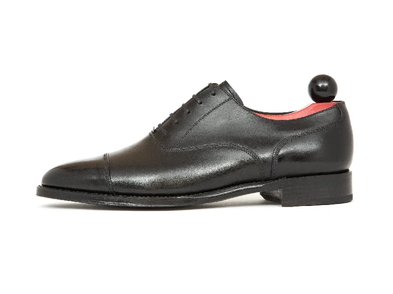 Magnolia - MTO - Black Calf - TMG Last - Single Leather Sole