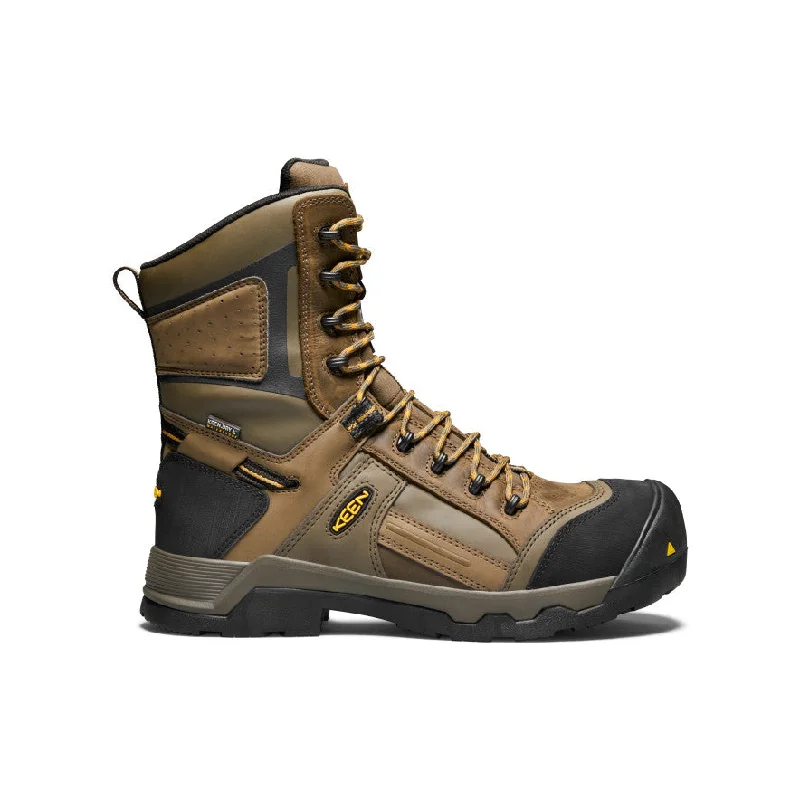 Men's CSA Davenport 8" Insulated Waterproof Boot  |  Dark Earth/Inca Gold