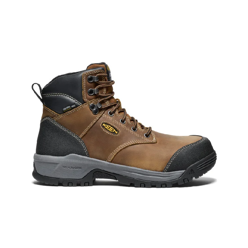 Men's Evanston 6" Insulated Waterproof Boot (Carbon Toe)  |  Bison/Black