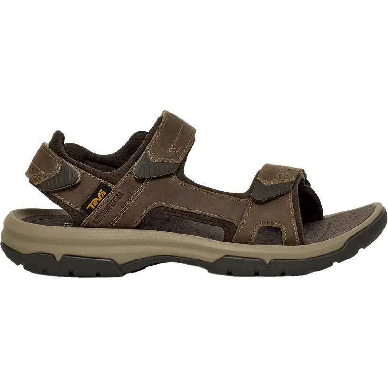 Trendy Sports Shoes For Sale Men's Teva Langdon Sandal Walnut Leather