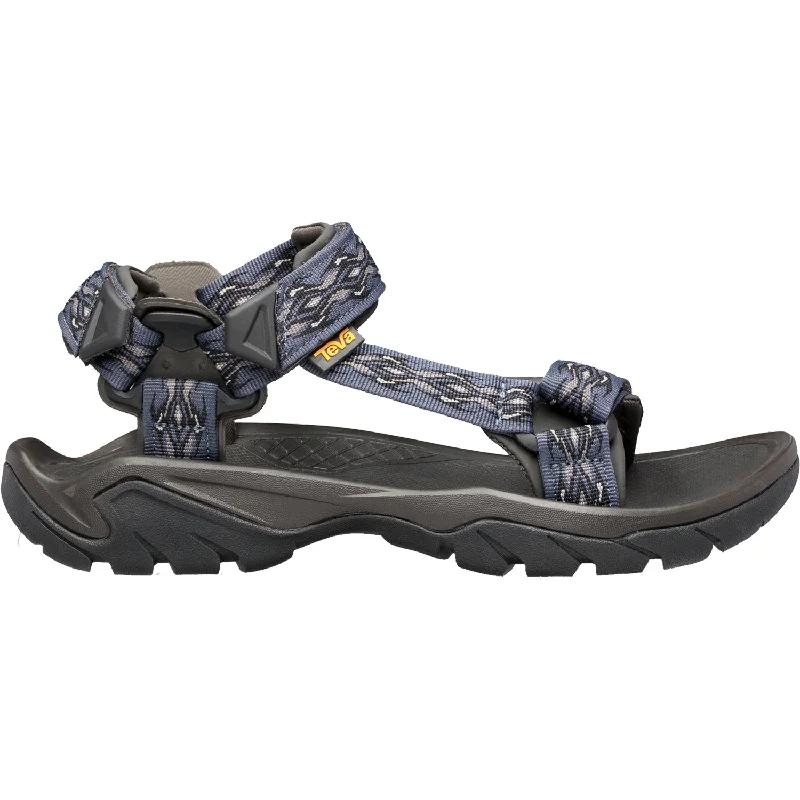 Comfortable Hiking Sandals Online Sale Men's Teva Terra Fi 5 Universal Madang Blue Synthetic
