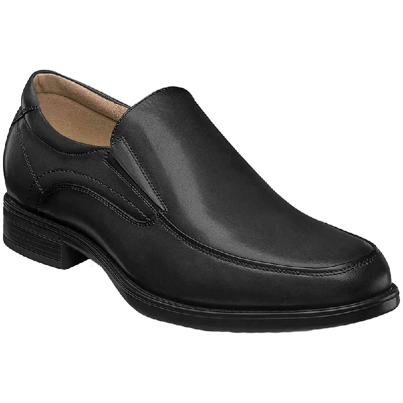 Light Running Shoes Florsheim Midtown Moc Toe Oxford Black Smooth Leather (Men's)