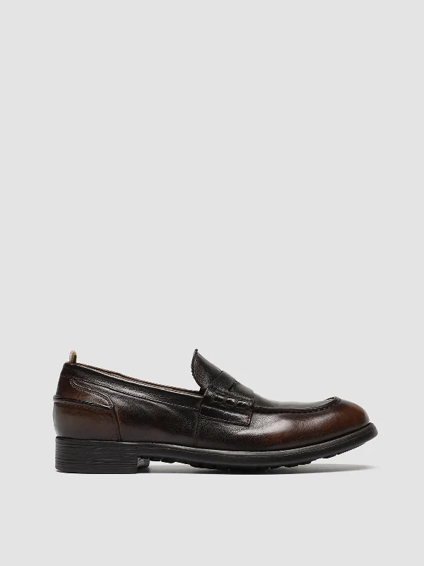 CHRONICLE 056 - Brown Leather Penny Loafers