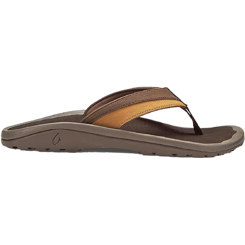 Comfortable Sports Shoes Online Men's OluKai Ohana Koa Dark Wood Synthetic