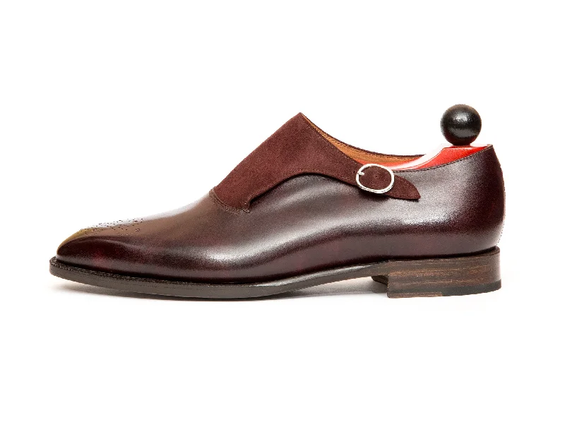 Affordable Running Shoes Overlake - MTO - Plum Museum Calf / Burgundy Suede - MGF Last - Single Leather Sole Affordable Running Shoes Overlake - MTO - Plum Museum Calf / Burgundy Suede - MGF Last - Single Leather Sole