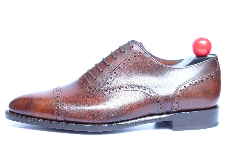 Winter Hiking Sneakers Redmond - MTO - Copper Museum Calf - TMG Last - Single Leather Sole