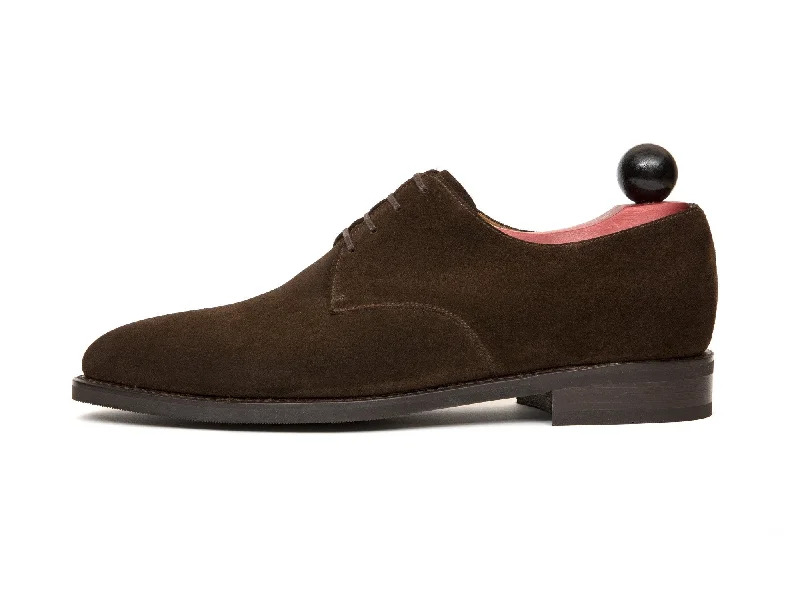 Sporty Casual Sneakers Renton - MTO - Dark Brown Suede - TMG Last - City Rubber Sole