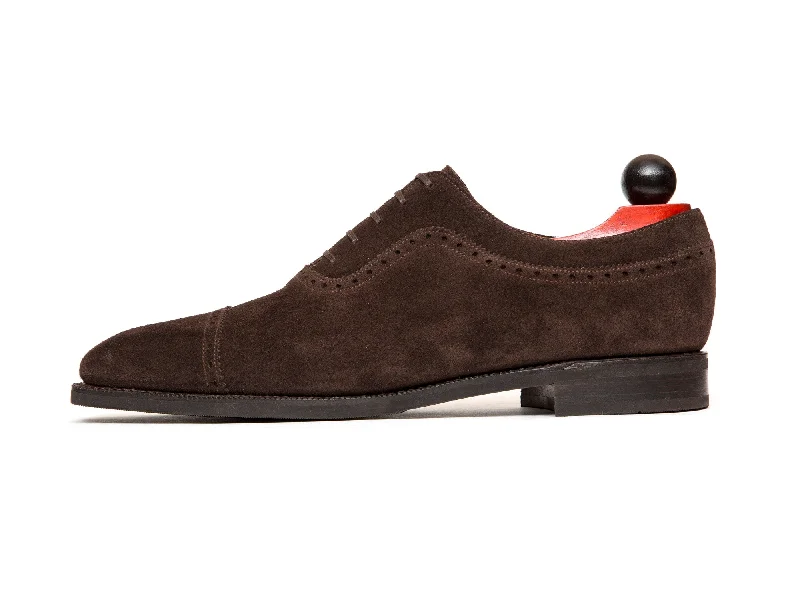 Trendy High Heels For Sale Riviera - MTO - Bitter Chocolate Suede - MGF Last - City Rubber Sole Trendy High Heels For Sale Riviera - MTO - Bitter Chocolate Suede - MGF Last - City Rubber Sole