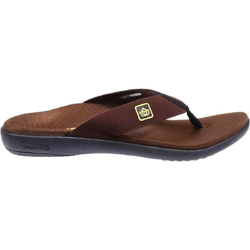 Stylish Hiking Sneakers Online Men's Spenco Yumi Pure Chocolate Synthetic