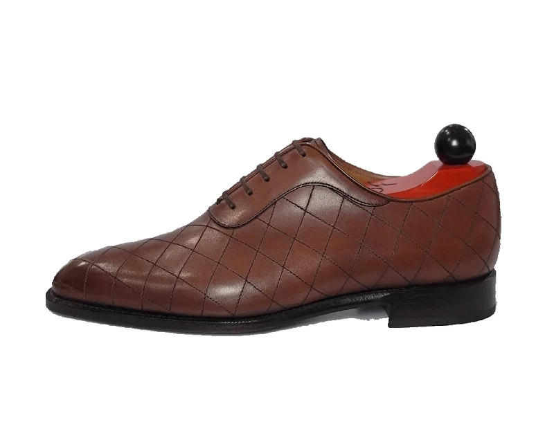 Comfortable Formal Boots Spokane - MTO - Quilted Cedar Calf - LPB Last - Single Leather Sole Comfortable Formal Boots Spokane - MTO - Quilted Cedar Calf - LPB Last - Single Leather Sole