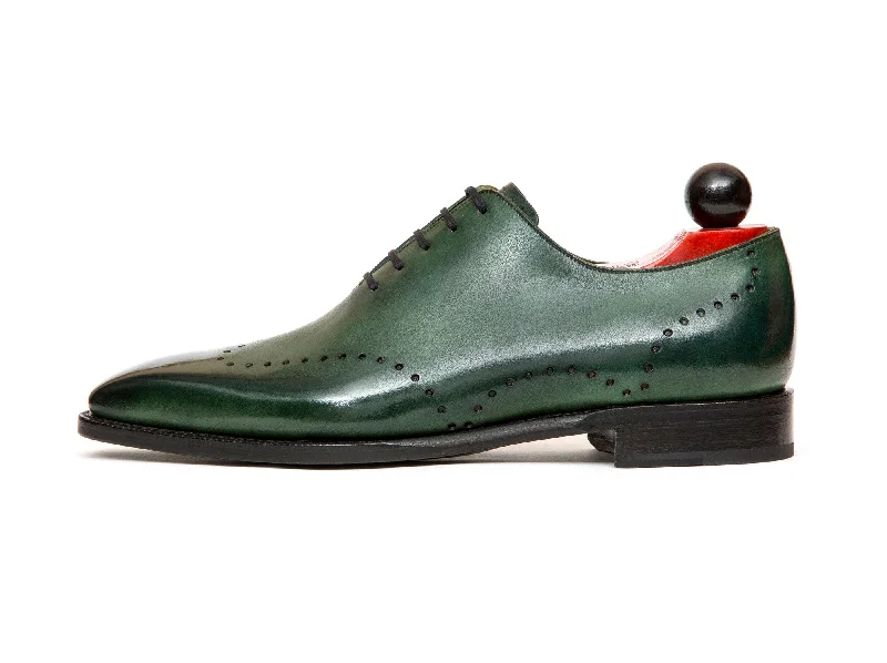 Trendy Hiking Sandals Tony - MTO - Forest Green Calf - LPB Last - Single Leather Sole