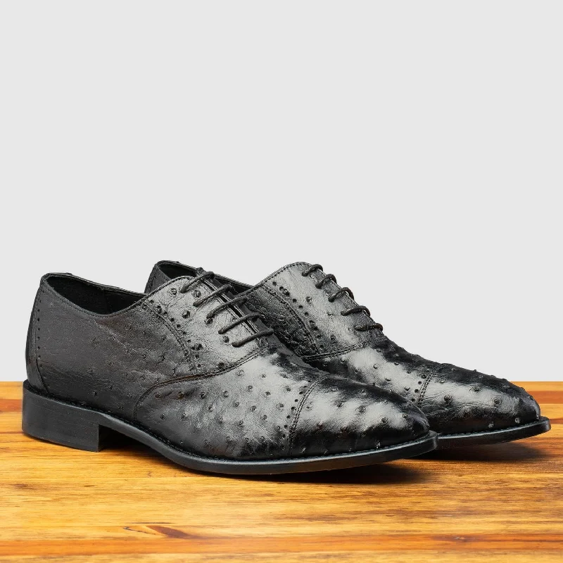 Calzoleria Toscana Ostrich Cap-Toe # H777