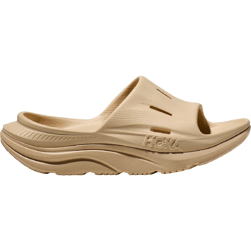 Comfortable Running Shoes For Sale Unisex Hoka Ora Recovery Slide 3 Shifting Sand EVA