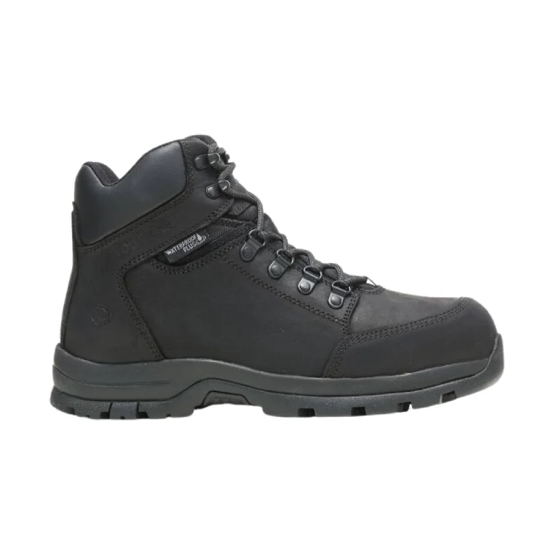 Comfortable Hiking Shoes For Sale Wolverine Men's Grayson Steel Toe Mid Work Boot - Black