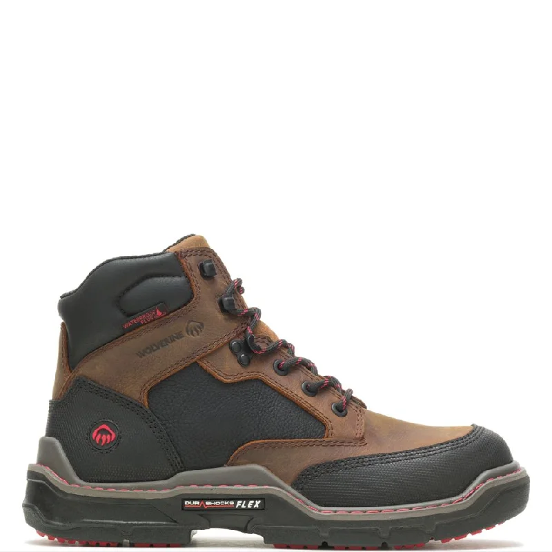 Comfortable Casual Footwear For Sale Wolverine Raider Durashocks® Heavy Duty 6" Waterproof Comp Toe Work Boot