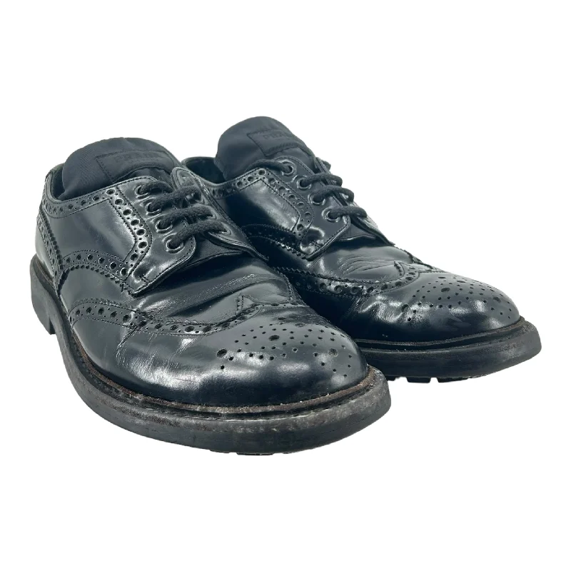 PRADA/Dress Shoes/7.5/Black/Leather/