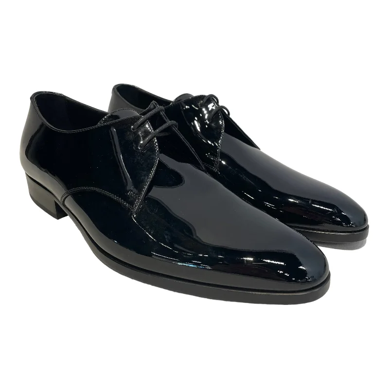 YVES SAINT LAURENT/Dress Shoes/EU 40/Leather/BLK/Patent/