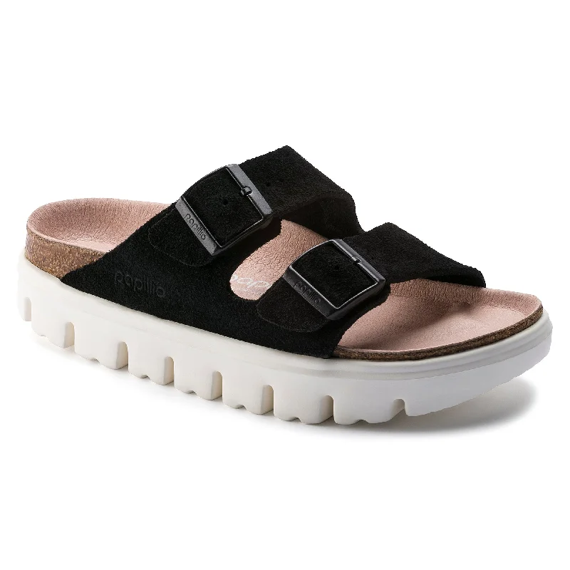 Designer Work Shoes Arizona Platform Suede Leather