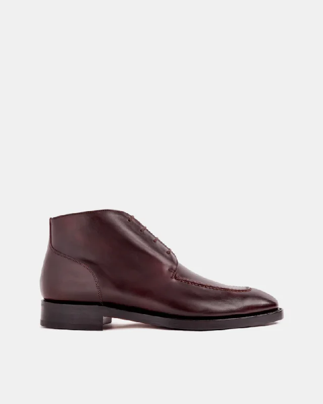 Museum Oxblood Ankle Boot