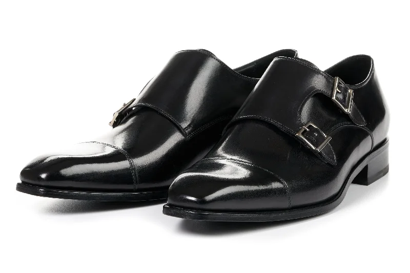 The Burton Double Monk Strap - Nero