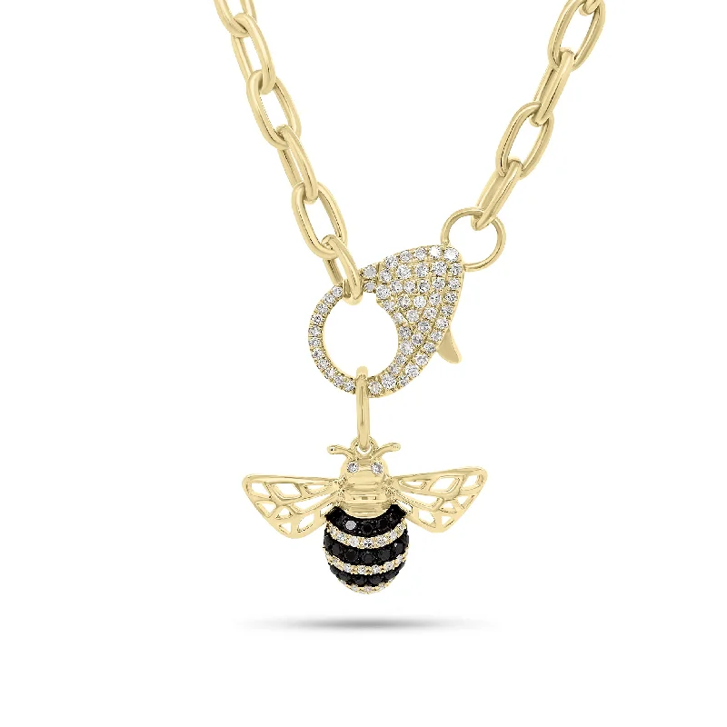 real opal ring for women Black Diamond Bee Charm