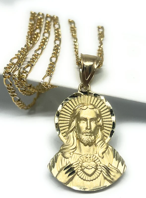 rose gold feather earrings 14k Solid Gold Yellow Gold Classic Jesus Sagrado Corazon Pendant Necklace (7.6g) rose gold feather earrings 14k Solid Gold Yellow Gold Classic Jesus Sagrado Corazon Pendant Necklace (7.6g)