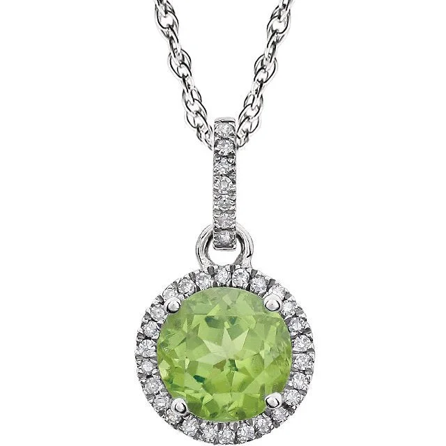 elegant drop earrings wedding 14KT WHITE GOLD PERIDOT PENDANT & 1/10 CTW DIAMOND 18" NECKLACE elegant drop earrings wedding 14KT WHITE GOLD PERIDOT PENDANT & 1/10 CTW DIAMOND 18" NECKLACE