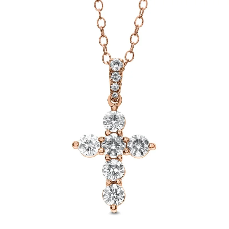celestial sun charm anklet 18KT GOLD 3/4 CTW DIAMOND CROSS PENDANT