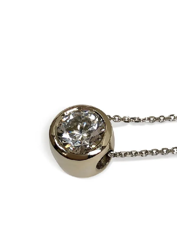 moissanite engagement ring affordable 2 carat round cz pendant with 16 inch 14k white gold chain moissanite engagement ring affordable 2 carat round cz pendant with 16 inch 14k white gold chain