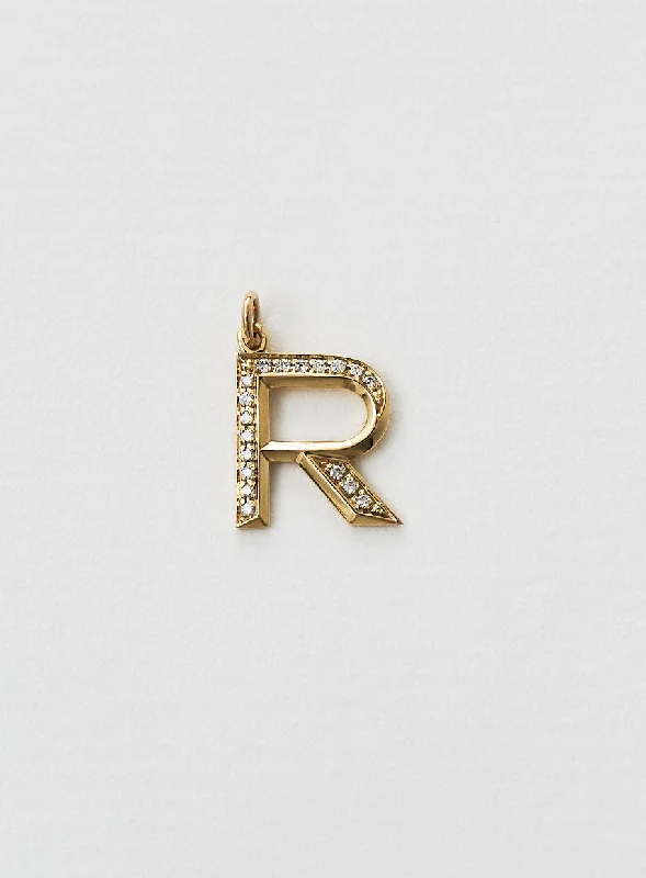 minimalist moonstone bracelet Diamond Letter R 18K Gold Necklace or Pendant w. Diamond minimalist moonstone bracelet Diamond Letter R 18K Gold Necklace or Pendant w. Diamond