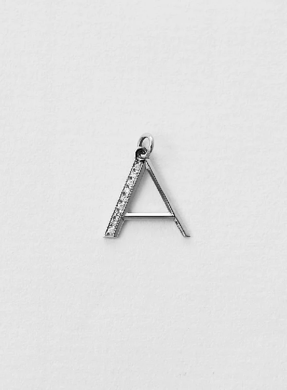 celestial moon and star necklace Diamond letter A 18K Whitegold Necklace or Pendant w. Diamond celestial moon and star necklace Diamond letter A 18K Whitegold Necklace or Pendant w. Diamond