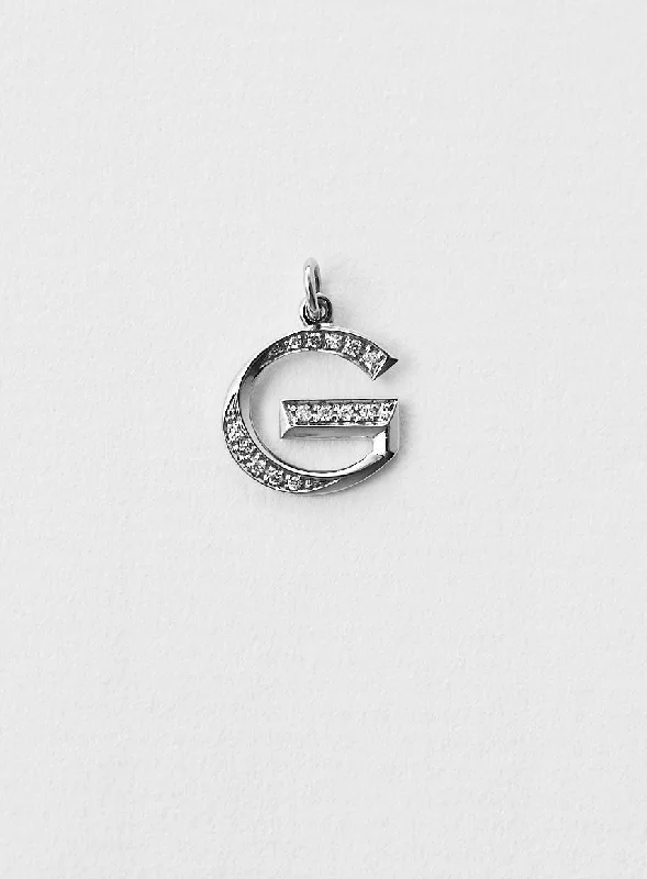 sapphire engagement ring halo Diamond Letter G 18K Whitegold Necklace or Pendant w. Diamond sapphire engagement ring halo Diamond Letter G 18K Whitegold Necklace or Pendant w. Diamond