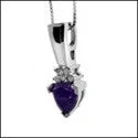 custom engraved infinity necklace Cubic Zirconia Cz 1.5 Amethyst Trillion Bail Pendant custom engraved infinity necklace Cubic Zirconia Cz 1.5 Amethyst Trillion Bail Pendant