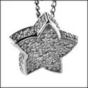 tiny star constellation bracelet Cubic Zirconia Cz 2.5 TCW Star Pendant